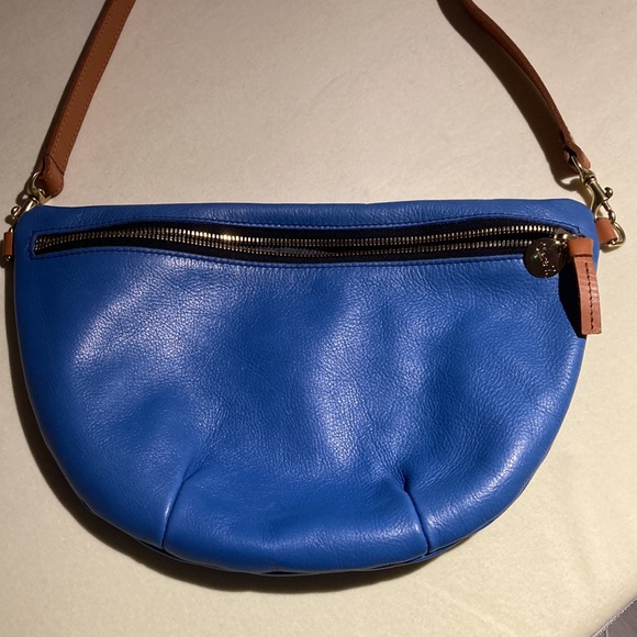 Clare V Grande Fanny in Rare Cobalt Blue Excellent! - Picture 10 of 12